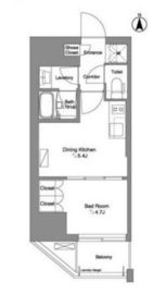ブリリアイスト新御徒町 304 間取り図