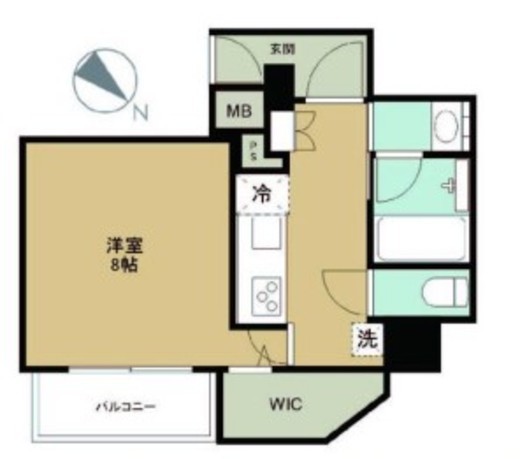Axia Court (アクシアコート) 201 間取り図