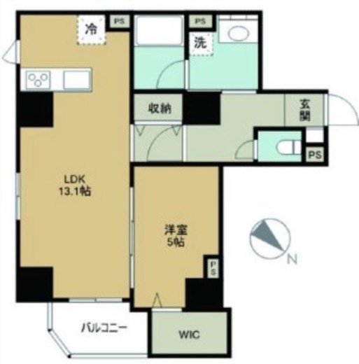 Axia Court (アクシアコート) 202 間取り図