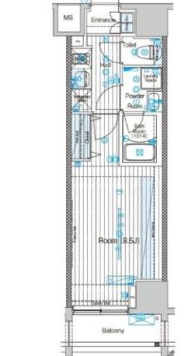 ブライズ方南町 4階 間取り図