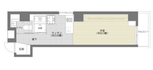 PATH浅草 301 間取り図