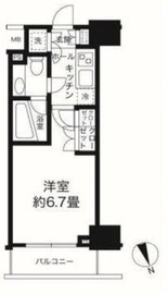 アクサス代々木アジールコート 7階 間取り図