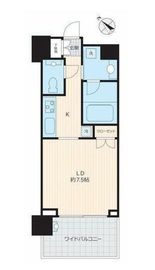 クロスエアタワー 11階 間取り図