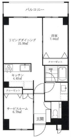 メゼリテ表参道 3階 間取り図