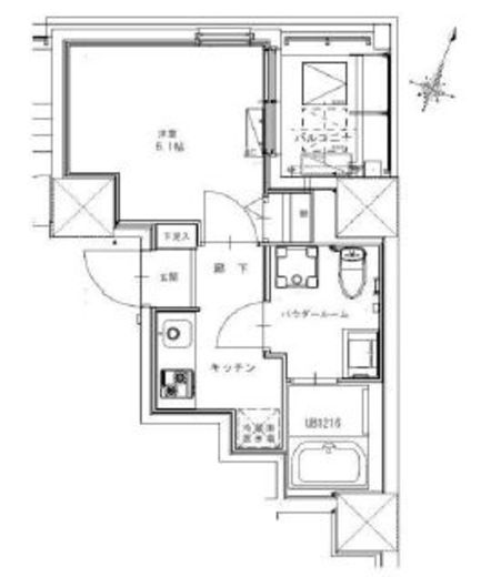 （仮称）幡ヶ谷一丁目計画 501 間取り図