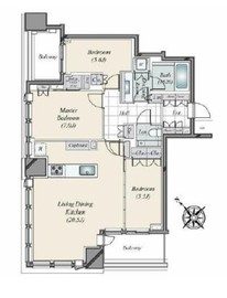 パークコート虎ノ門 3階 間取り図
