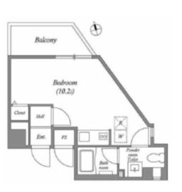 インプルーブ新川崎 604 間取り図