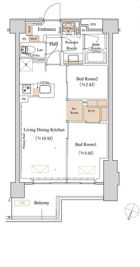 ブランシエスタ西馬込 311 間取り図