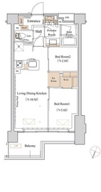 ブランシエスタ西馬込 311 間取り図