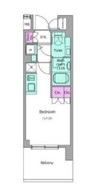 レジディア品川シーサイド 907 間取り図