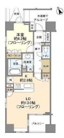 アルス横浜ベイアドレス 8階 間取り図