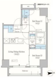 アーバネックス上野元浅草 1301 間取り図