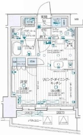 デュオステージ立川曙町 7階 間取り図