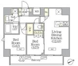 ジオエント町屋 601 間取り図