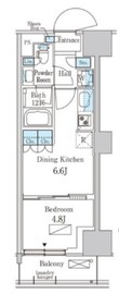 パークアクシス品川天王洲アイル 318 間取り図