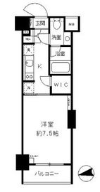 パークリュクス白金mono グレージュ 2階 間取り図