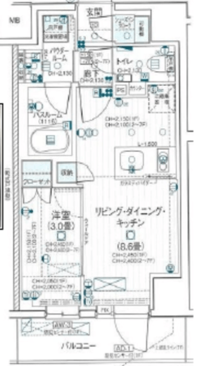 デュオステージ立川曙町 4階 間取り図
