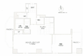 西麻布フォレストプラザ 7階 間取り図