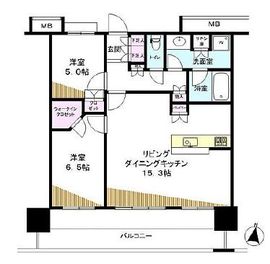 アーバンドックパークシティ豊洲タワー 34階 間取り図