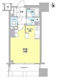 ファミール新宿グランスイートタワー 4階 間取り図