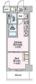ONE ROOF RESIDENCE KAMEIDO (ワンルーフレジデンス亀戸) 506 間取り図
