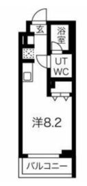 ルゼール新綱島 415 間取り図
