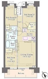 パークホームズ柏あけぼの二丁目 202 間取り図