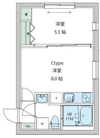 レオーネ早稲田 403 間取り図