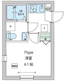 レオーネ早稲田 404 間取り図
