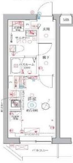 クレヴィスタ阪東橋 701 間取り図