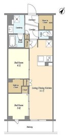 KDXレジデンス田園調布南 203 間取り図