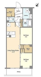 KDXレジデンス田園調布南 501 間取り図