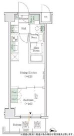 ONE ROOF RESIDENCE KAMEIDO (ワンルーフレジデンス亀戸) 207 間取り図