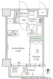 ONE ROOF RESIDENCE KAMEIDO (ワンルーフレジデンス亀戸) 203 間取り図