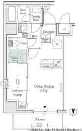 ONE ROOF RESIDENCE KAMEIDO (ワンルーフレジデンス亀戸) 501 間取り図