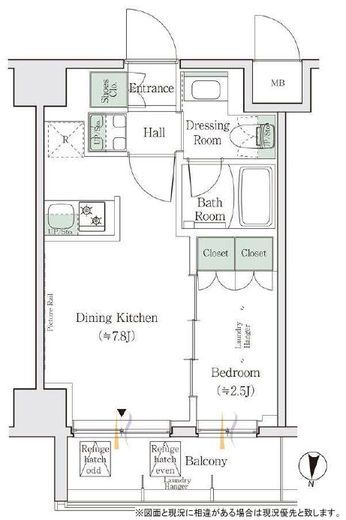 ONE ROOF RESIDENCE KAMEIDO (ワンルーフレジデンス亀戸) 503 間取り図