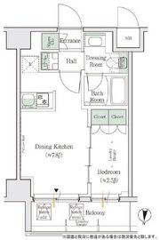 ONE ROOF RESIDENCE KAMEIDO (ワンルーフレジデンス亀戸) 503 間取り図