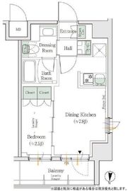 ONE ROOF RESIDENCE KAMEIDO (ワンルーフレジデンス亀戸) 504 間取り図