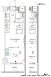 ONE ROOF RESIDENCE KAMEIDO (ワンルーフレジデンス亀戸) 505 間取り図