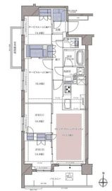ディームス横濱青木町 3階 間取り図