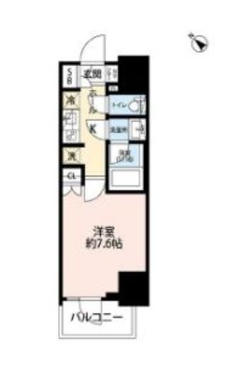 プレール・ドゥーク王子 11階 間取り図