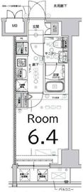 クレストタップ新横浜 709 間取り図