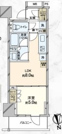 パークホームズ東陽町 8階 間取り図