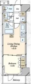 パークホームズ東陽町 6階 間取り図