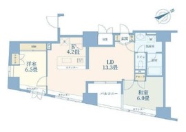 グランシティラピュタタワー 14階 間取り図