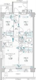 パレステージ横浜十日市場 5階 間取り図