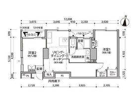 東雲キャナルコートCODAN 11-1120 間取り図