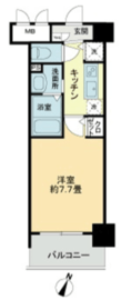 フェリース横濱 405 間取り図