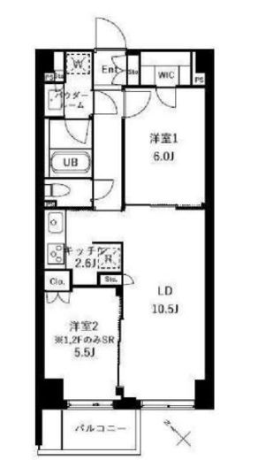 ザ・ケンジントン・レジデンスときわ台 308 間取り図
