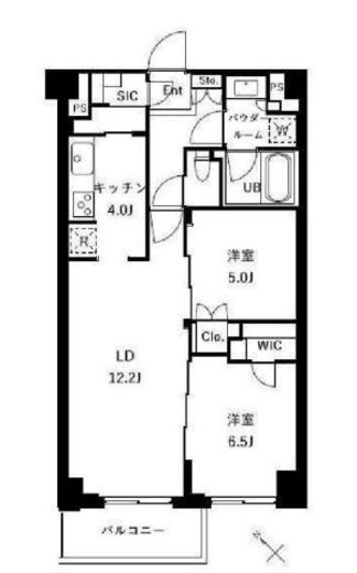 ザ・ケンジントン・レジデンスときわ台 404 間取り図